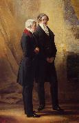 Franz Xaver Winterhalter Arthur Wellesley, 1st Duke of Wellington with Sir Robert Peel oil painting artist